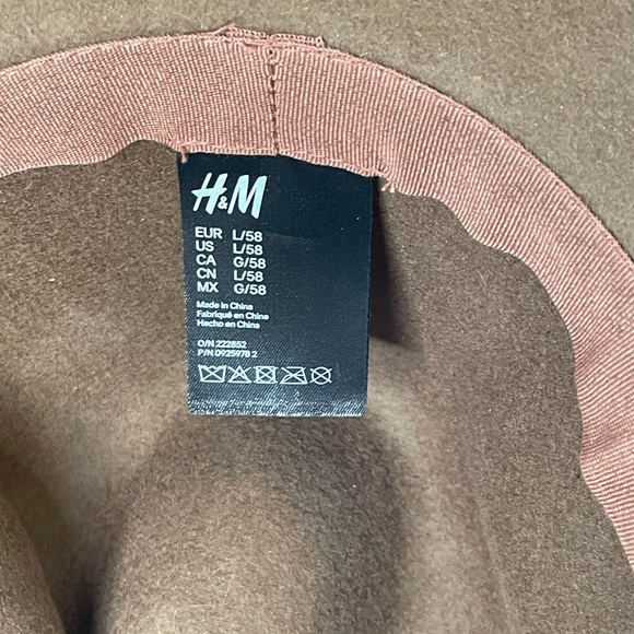 H&M BROWN FELT HAT - Picture 3 of 5